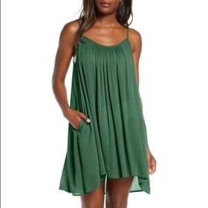 ELAN Cover-up Slipdress Green